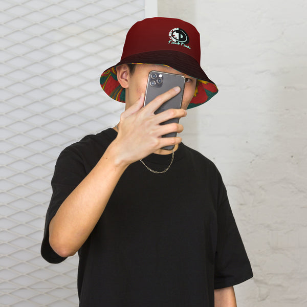 Rasta Reversible Bucket Hat