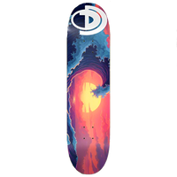 8-1/4 Wave Sunset Skate Deck