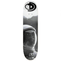 8-1/4in Astronaut B&W Skate Deck