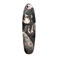 Tattooed Anime Girl Cruiser Skateboard