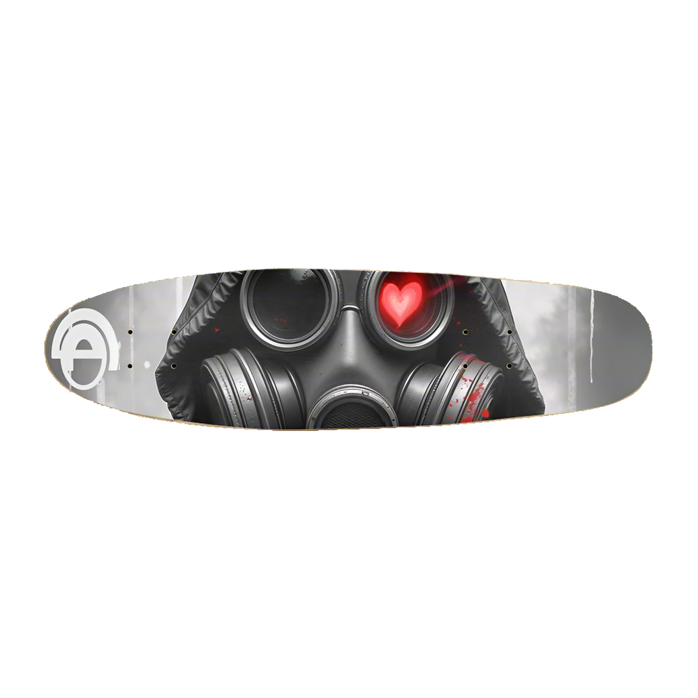 Gas Mask Love Cruiser Skateboard