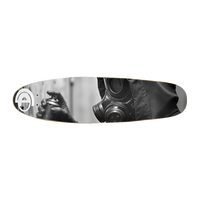 8-1/4in Gas Mask Graffiti Cruiser Skate Deck