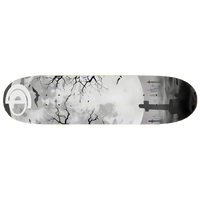 8-1/4in Moon Over The Cemetery Skate Deck