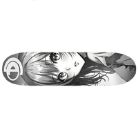 8-1/4 Anime B&W Skate Deck
