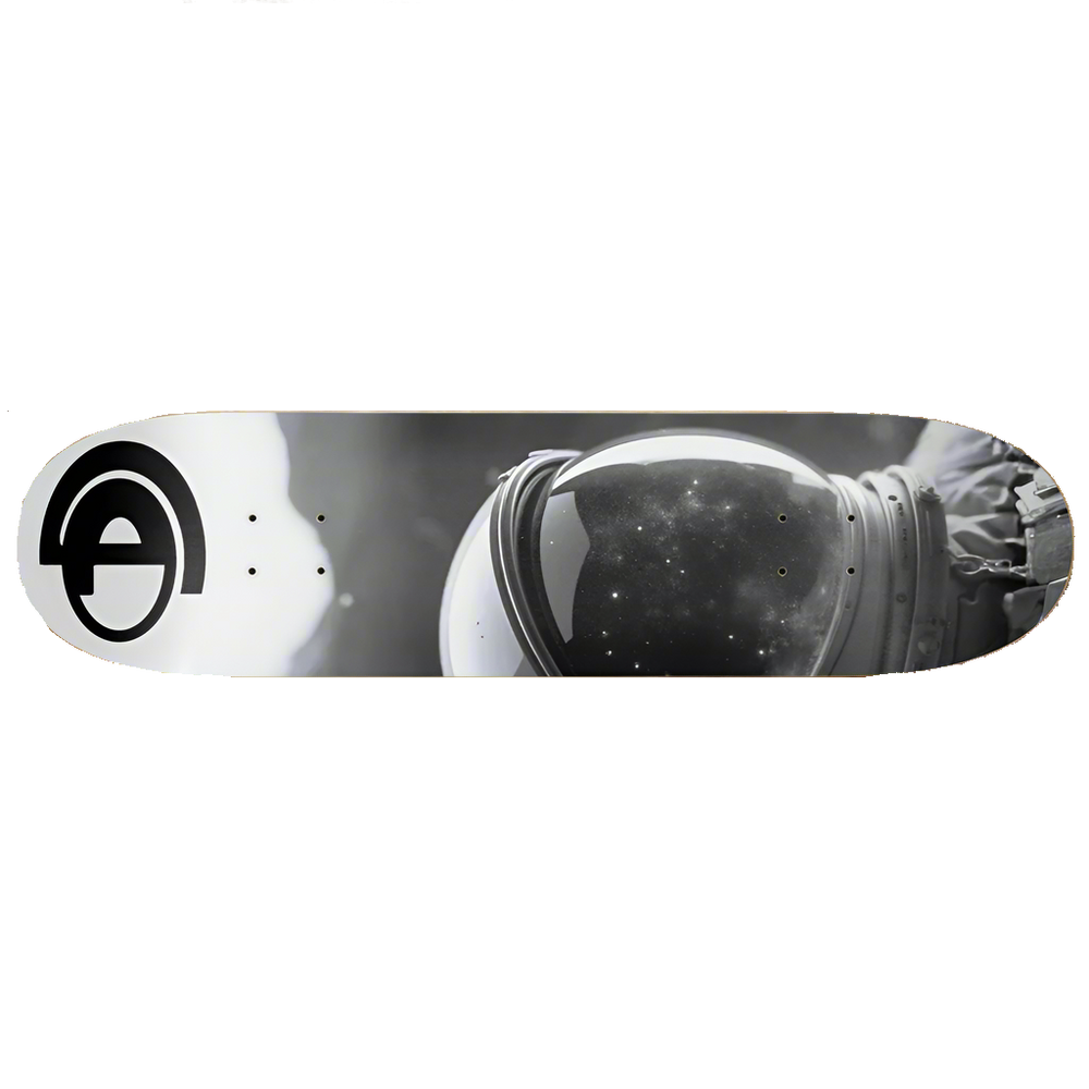 8-1/4in Astronaut B&W Skate Deck