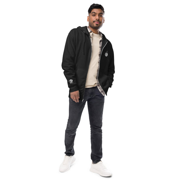 Middle Fingers Up Unisex Fleece Zip Up Hoodie